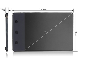 HUION H420 erstellt elektronisches Signatur pad Computer-Eingabegerät 4000 LPI Zeichen tablett Zeichenbrett