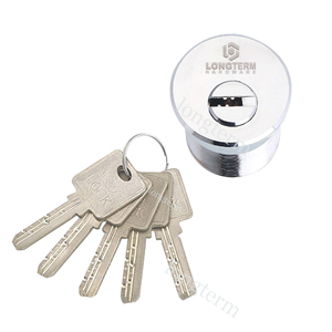 طقم مقبض باب فاخر عالي الجودة من الفولاذ المقاوم للصدأ SUS304 مع قفل أمان واسطوانة قفل 87 مم - Product Image 6