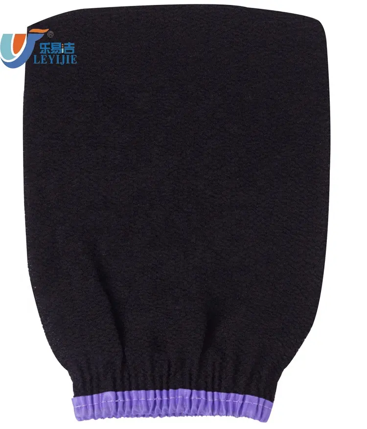 OEM Factory Promotion Viscose Kessa Hammam Exfoliating Glove Dry Skin Body Morocco Body Gloves