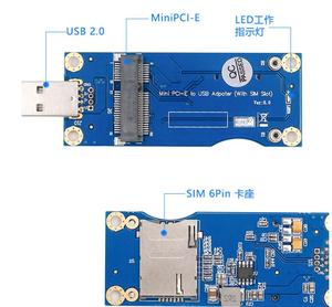 Taidacent Mini <span class=keywords><strong>Pcie</strong></span> Usb C Mini <span class=keywords><strong>Pcie</strong></span> Wifi Usb Mini PCI-E 52 Pin Usb adaptör panosu