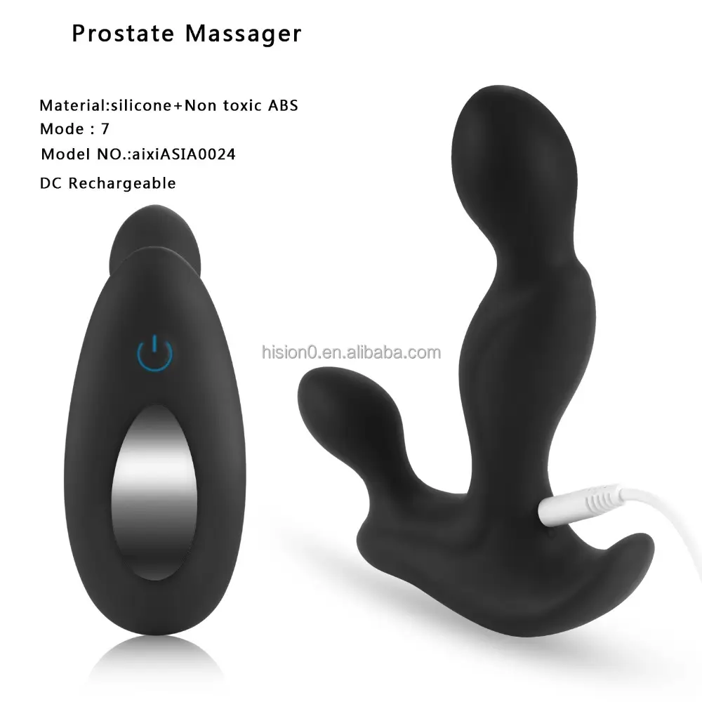 HOT SELL 9-Mode USB Charge Enlarge Men Male Prostate Gland Silicone Electric Vibrating Stimulating Prostate Massager