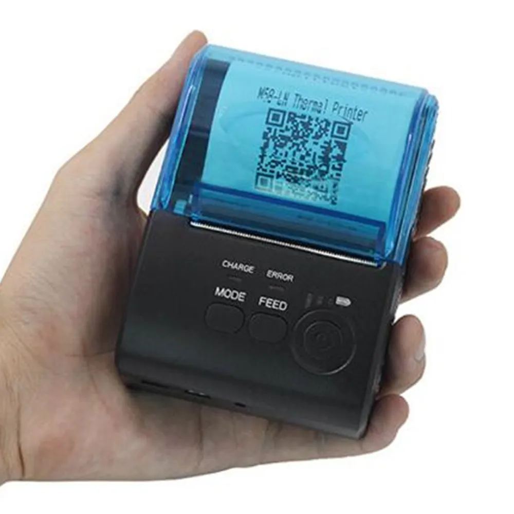 Mini Portable 58ミリメートルBT Thermal Printer Wireless Receipt USB BT Printer For Windows Android IOS POS Printer