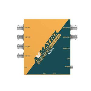 Avmatrix MV0430 HD SDI multviewer สัญญาณ3G-SDI อินพุตวิดีโอ4ช่องโลหะหลายมุมมอง - Product Image 1