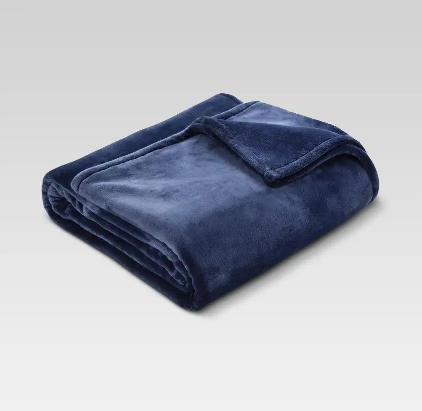 Wholesale 100% Polyester Material Children Love Soft Plush Mink Flannel Fleece Baby Blanket