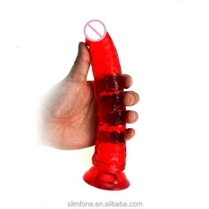 水晶假阳具女性性玩具超级大果冻阴茎假阴茎性爱 - Product Image 1