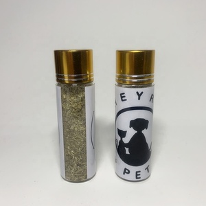 Heyri-botella de hierba gatera para mascotas, producto en oferta, fresca y seca, orgánica, natural, para gatos, gatitos, 40ML, 20g, de vidrio