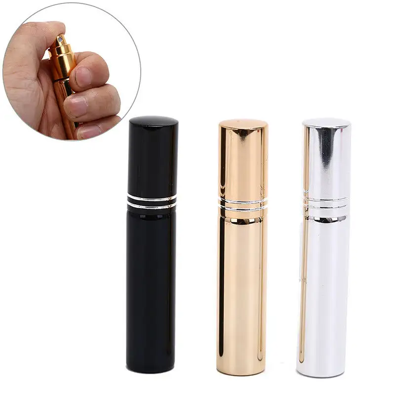 Großhandel 5ml 10ml tragbare Mini nachfüllbare Parfüm Zerstäuber Reise leere Sprüh glasflasche