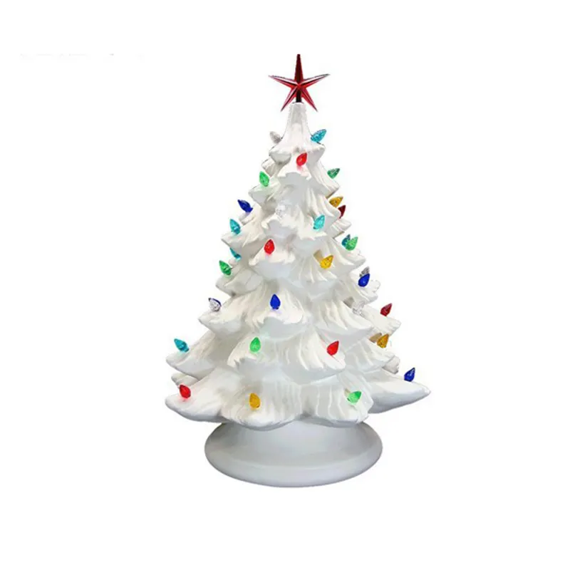الجملة مخصص الأبيض شجرة عيد الميلاد هدية الكريسماس