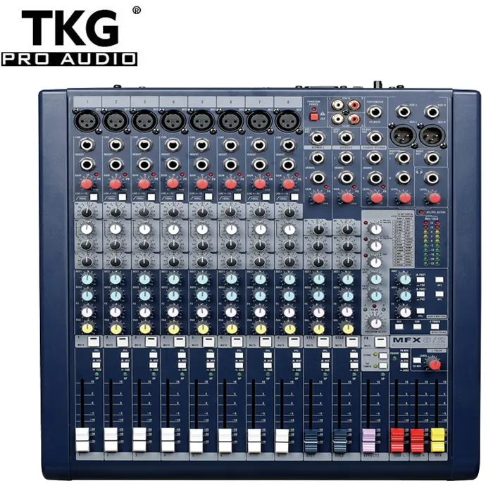 TKG MFX8/2プロフェッショナルオーディオパワーミキサー小型オーディオミニミキサーコンソール8チャンネルオーディオミキサー