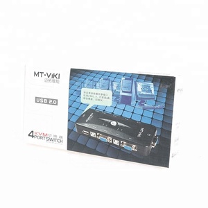 VGA <strong>KVM</strong> <strong>Switch</strong> 4 Port, MT-VIKI USB VGA <strong>KVM</strong> Switcher Desktop Selector Box 1080P for 4 Computer Share <strong>1</strong> Monitor/keybooa