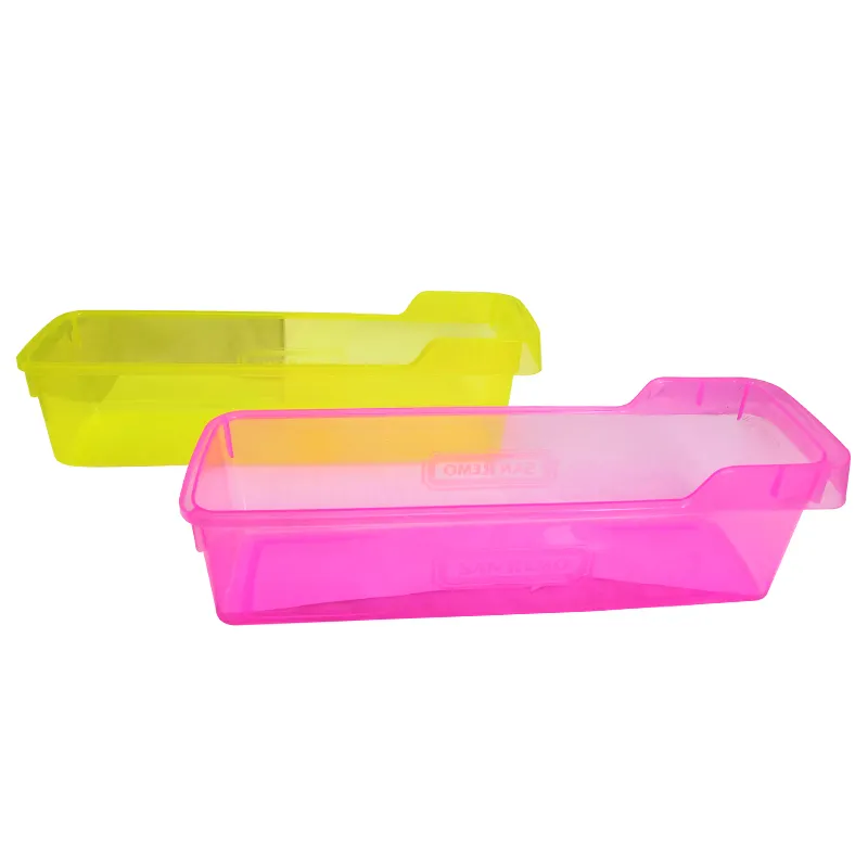 Porte-œufs en plastique transparent, avec couvercles pour réfrigérateur, conteneur de rangement des animaux de compagnie, bacs de montage