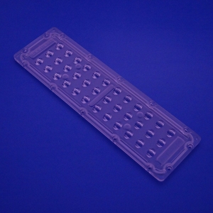ไม่สมมาตรแนวตั้ง 36 LED SMD PH 3030 ไฟถนนเลนส์ LED สี่เหลี่ยมผืนผ้าทําจากพลาสติกที่มีประสิทธิภาพทางสายตา - Product Image 3