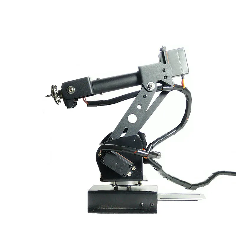Braço robô mecânico industrial, 6 eixos, braço robótico + 4 peças mg996r servios + 2 peças mg90s servios