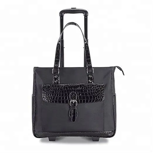 Borsa trolley per Laptop da donna, borsa per laptop leggera in pelle a buon mercato da donna, borsa Trolley per laptop da donna