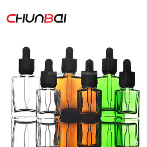 אירו סגנון ברור 3oz 4oz 100ml 150ml 200ml 250ml העוד ריק זכוכית טפטפת כובע בקבוקי עבור יופי גוף שמן קוסמטיקה