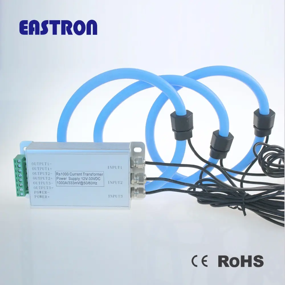 ESCT-RC商品価格3相ロゴスキーコイル変流器、スプリットコア、出力0.333V、パリマリー10A〜100kA