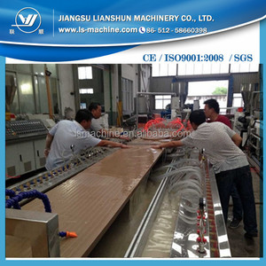 Jiangsu Plastic Extrusion Machinery PVC <strong>WPC</strong> Wood Plastic Composite Hollow Door Board Making <strong>Machine</strong>