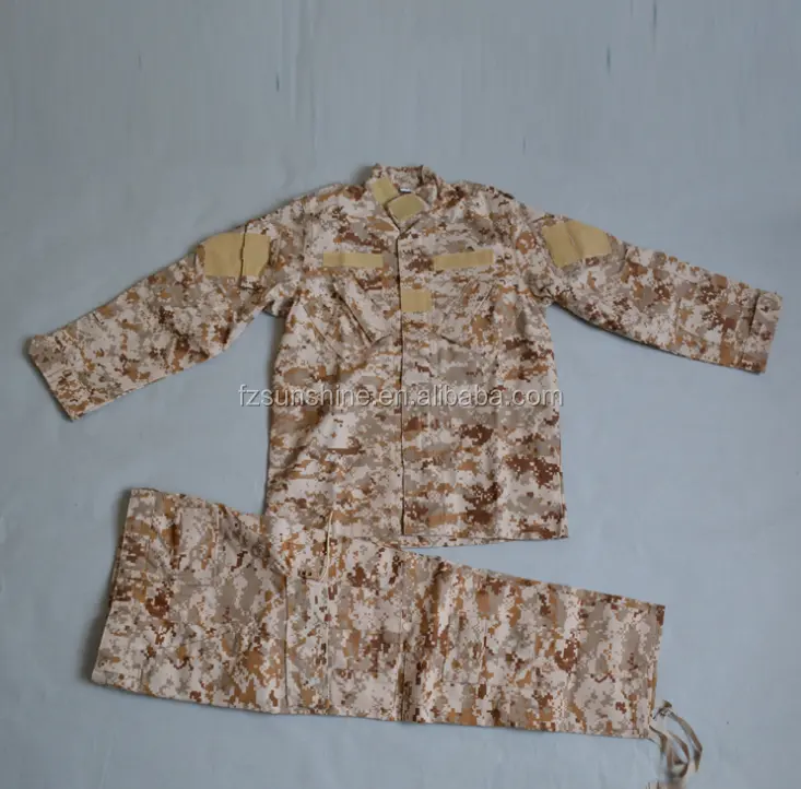 Roupas de camuflagem rosa para crianças, durável