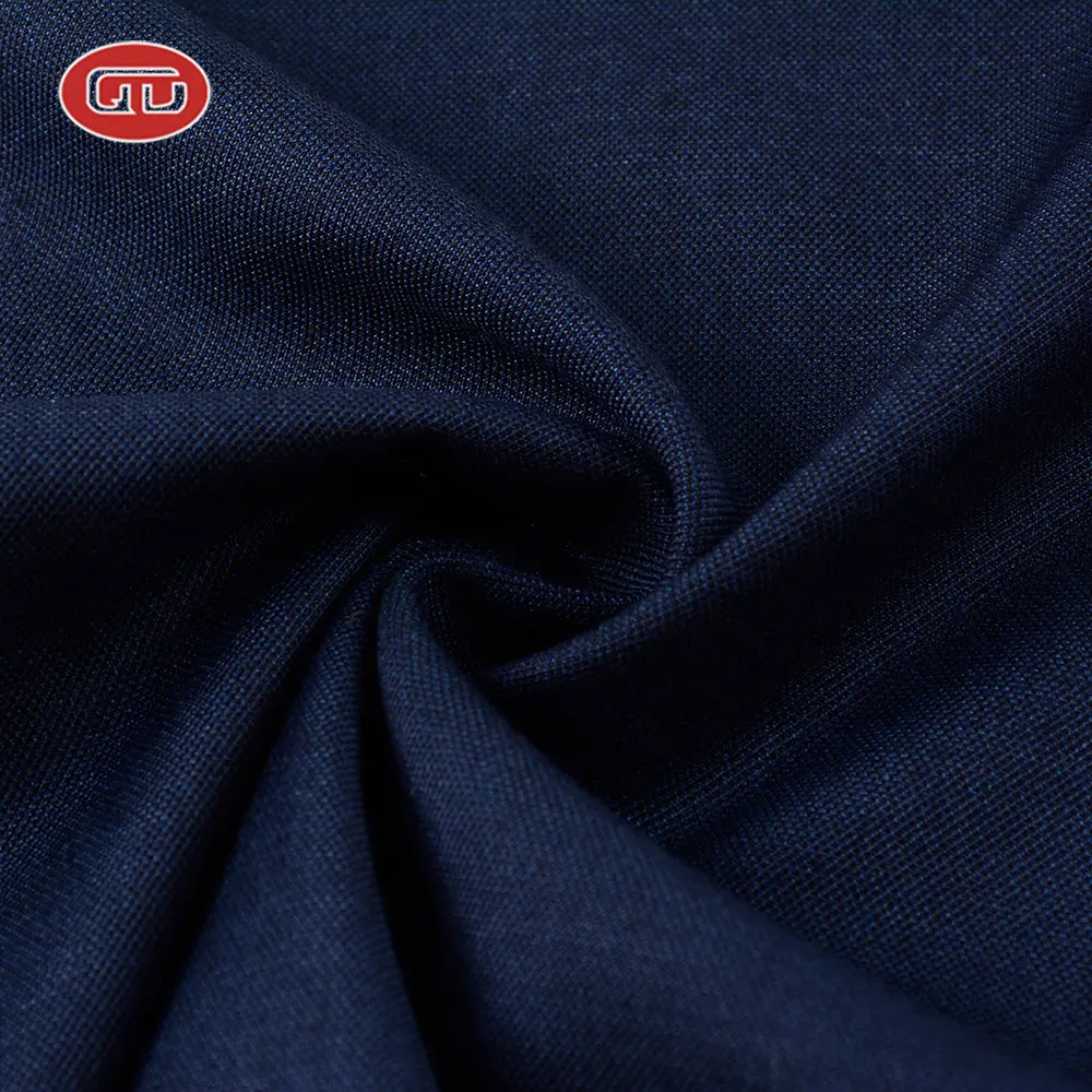 Профессиональная поставка keqiao, модный темно-синий костюм TR, повседневные брюки, мужские костюмные ткани