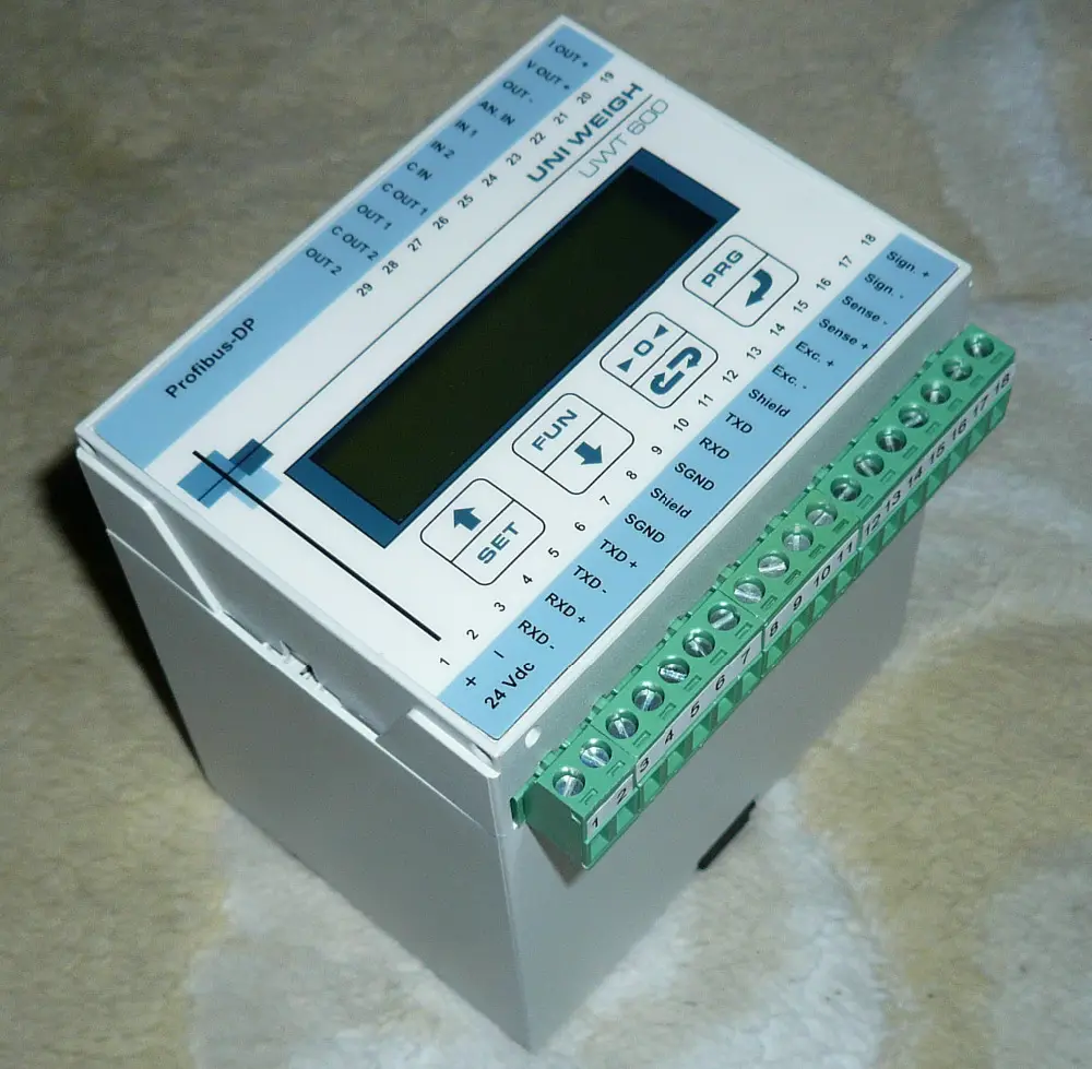 UNIWEIGH indicador analógico celda de carga datos UWT600 peso amplificador