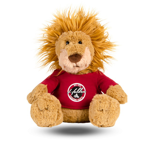 Soft <strong>Mighty</strong> lion Plush <strong>Toy</strong> with Custom Printed Shirt - Product Image 2