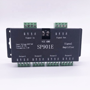 SP901E SPI светодиодный Усилитель сигнала контроллера для 5V-TTL сигнала двойной сигналы для WS2811 SK6812 APA102 DMX512 и других ИС - Product Image 4