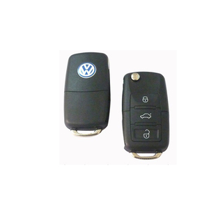 AUTO 3 Tasten Keyless Entry Flip Folding Fernbedienung Schlüssels chl üssel Shell Case Cover für VW Skoda Jetta Golf Polo Passat - Product Image 3