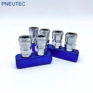 NITTO ญี่ปุ่นเหล็ก2/3/4/5 Way SML SMT SMM SMX Multi ท่อ Manifold C ประเภทล็อคด้วยตนเอง Close Pneumatic Quick Coupler ข้อต่อ - Product Image 2