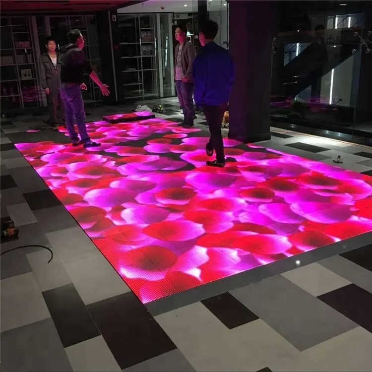 Display interattivo a led per videogiochi interattivi con pista da ballo a led multifunzione per interni