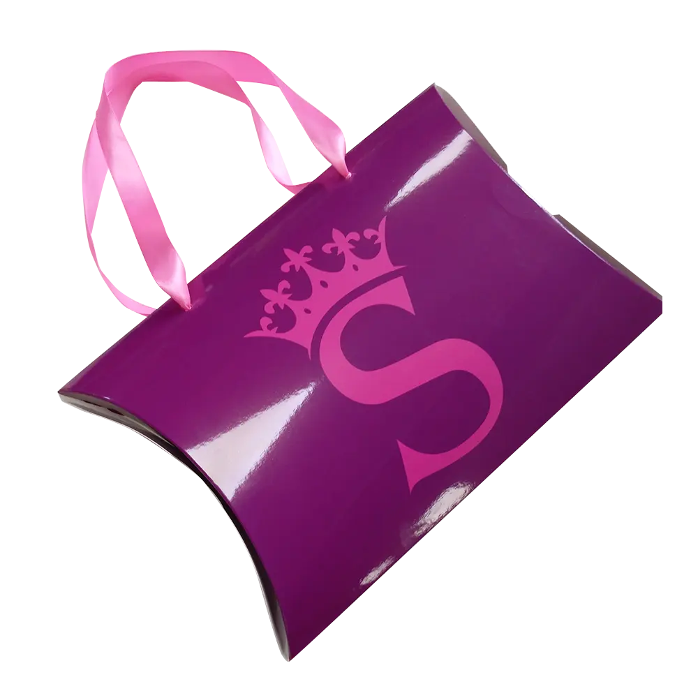 Подарочная коробка, Маленькая детская розовая сумка для покупок, бумажная упаковка для одежды, коробка для подушки, упаковка для одежды