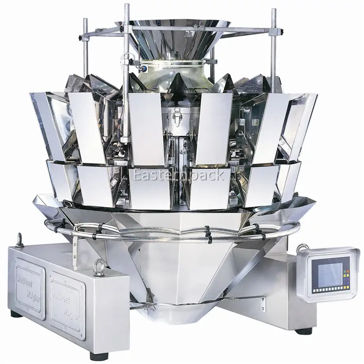 Machine automatique de pesage et de remplissage à têtes multiples, haute précision, 2, 4, 6, 10, 14, 24 têtes