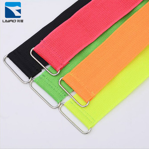Venta de fábrica Correas de nailon elásticas Estiramiento ajustable con hebilla de plástico negro Hebillas de correas de gancho bordadas - Product Image 4