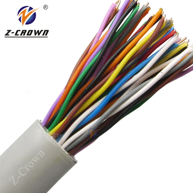 Cat3-cable de comunicación de cobre sólido, cable de teléfono de 100 pares