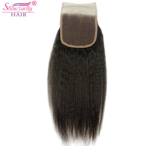 Toptan sapıkça düz brezilyalı saç örgü ücretsiz kargo ucuz Bohemian Remy İnsan saç uzatma, 4x4 cephe dantel kapatma - Product Image 2