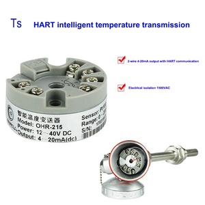 Intelligent <strong>Temperature</strong> Transmitter 4-20ma <strong>Temperature</strong> <strong>Sensor</strong> Pt100 Thermal Resistance KS Even <strong>Analog</strong> <strong>Output</strong> 213