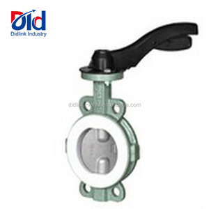 Stockist Ductile Iron Concentric Butterfly Valve with Stainless Steel Disc Manual Power PTFE Seal for Water Media