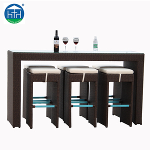 Amerikan Tarzı Popüler Restoran Mobilya Veranda Hasır Rattan <span class=keywords><strong>Bar</strong></span> Taburesi