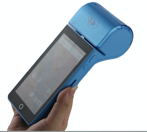 Máquina de terminal pos con impresora integrada y escáner de código qr, dispositivo portátil, nfc, barato, con sistema android