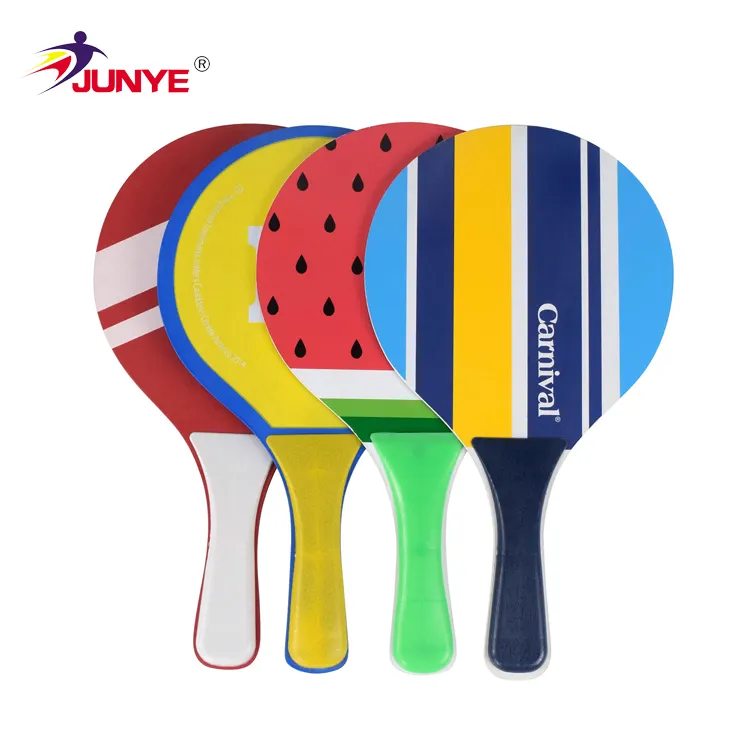 Raket Tenis Pantai Logo Kustom Kelelawar Pantai * Tas Jaring Kualitas Tinggi Harga Grosir Kayu CN;ZHE Kayu 33*19*0.5Cm Bola Kayu 800