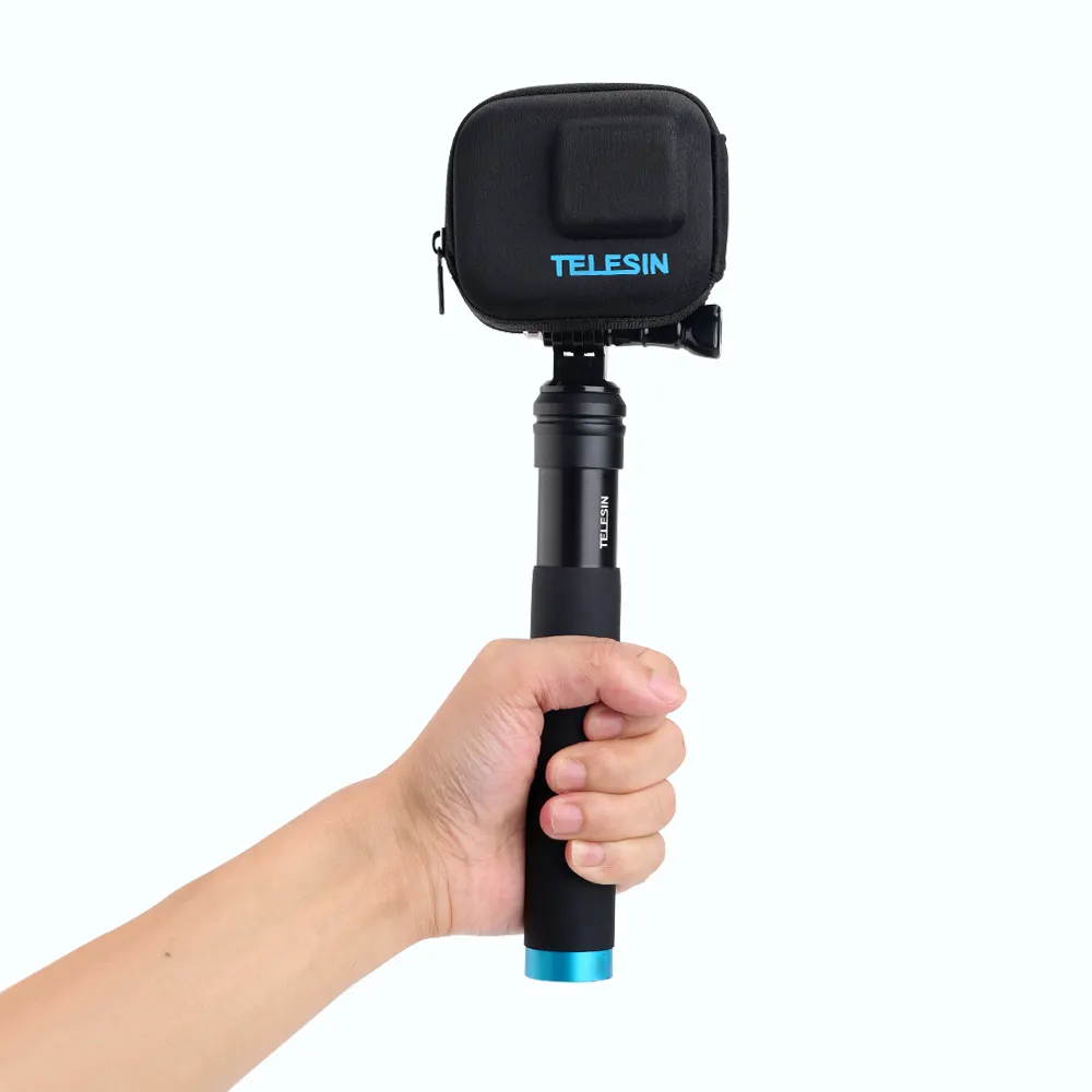 Telesin แบบพกพา Mini Action กระเป๋ากล้องป้องกันกรณีพกพาสำหรับ Go Pro Hero5 Hero6 Hero2018กล้องอุปกรณ์เสริม