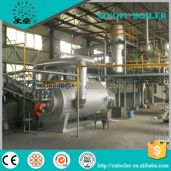 New technology fully continuous Waste tyre/plastic pyrolysis machine for fuel oil