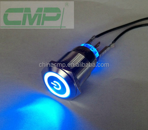 CMP Metall beleuchtet IP67 Reset Druckknopf Computer Netzschalter - Product Image 1