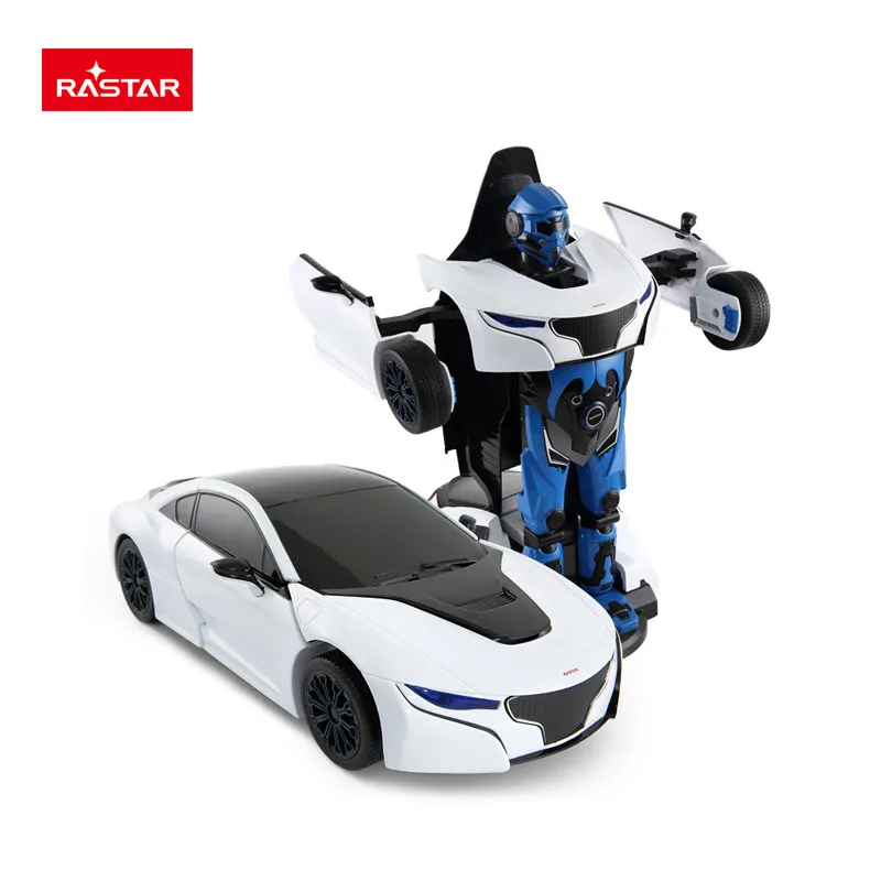 Rastar melhor carro robô presente, atacado rc carro transformação robô brinquedo para crianças