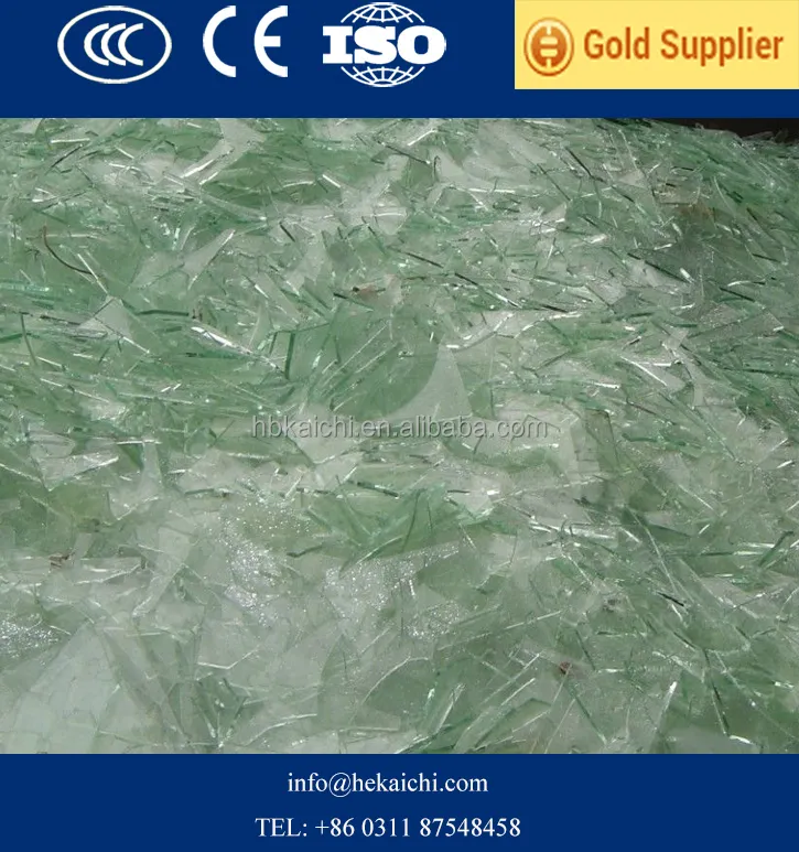 huge quantity broken clear float glass scraps with low price