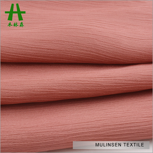 Mulinsen Textile Light Weight 100% <strong>Polyester</strong> <strong>30D</strong> Shiny Chiffon Yoryu Fabric Plain Crepe Chiffon - Product Image 4