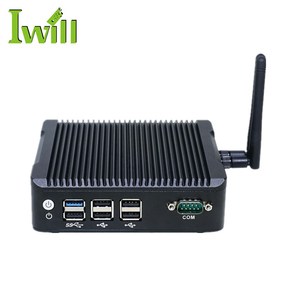 Iwill N3160 N5 1 * DP 2 * COM/1 * COM Barebone Çift Lan Fansız PC, çoklu Ekran Barebone - Product Image 5