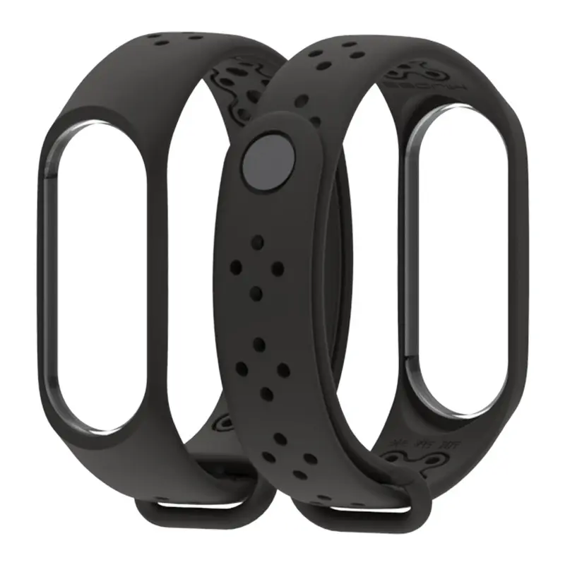 Mijobs bracciale cinturino da polso in Silicone per xiaomi Mi band 3 4 accessori bracciale uomo donna