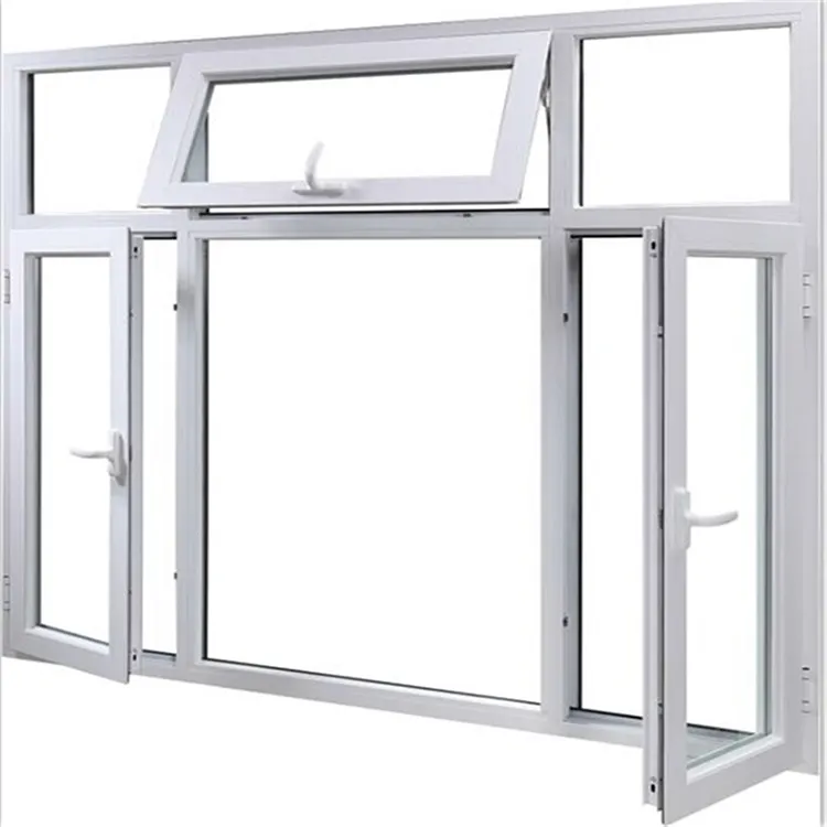 Perfil de janelas de alumínio do pvc simples design da janela do ferro