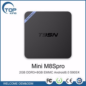 Amlogic S905X <span class=keywords><strong>Android</strong></span> 6.0 <span class=keywords><strong>Smart</strong></span> TV Box T95N Mini <span class=keywords><strong>M8S</strong></span> Pro 4 K Hộp TRUYỀN HÌNH 2 GB 8 GB T95Z cộng với - Product Image 1