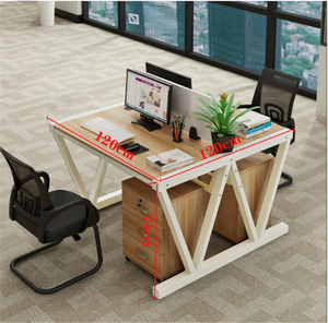 Mesa y silla para 4 personas, escritorio para ordenador de escritorio sencillo, venta al por mayor, novedad - Product Image 6